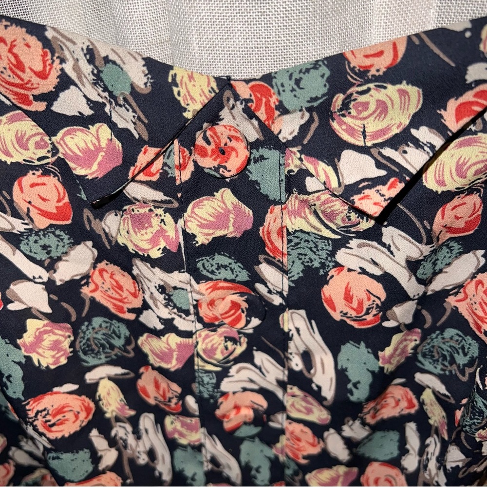 Forever 21 Abstract Floral Dress